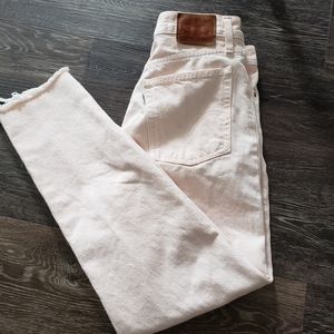 Pink Button Fly Fringe Levi's